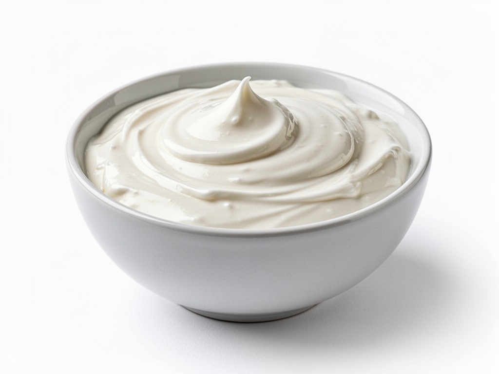 bol de glaçage blanc épais