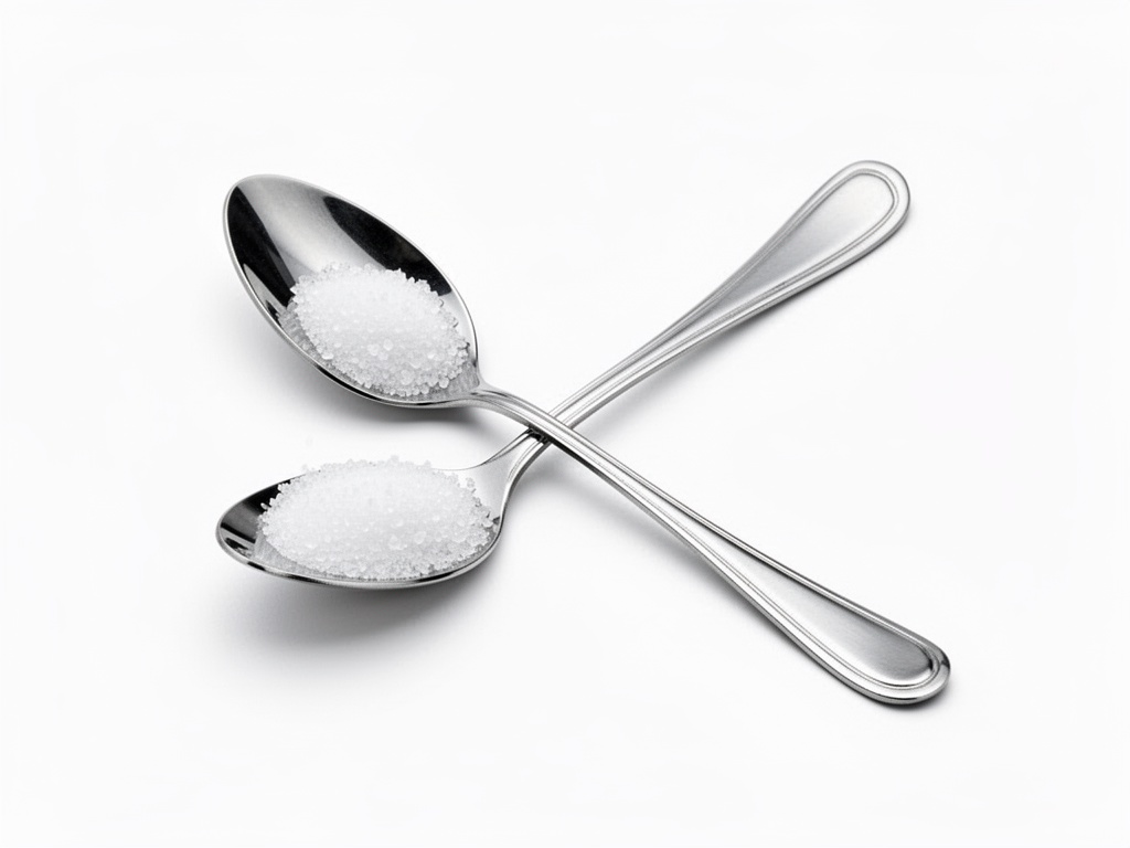 cuillère à café de sel fin