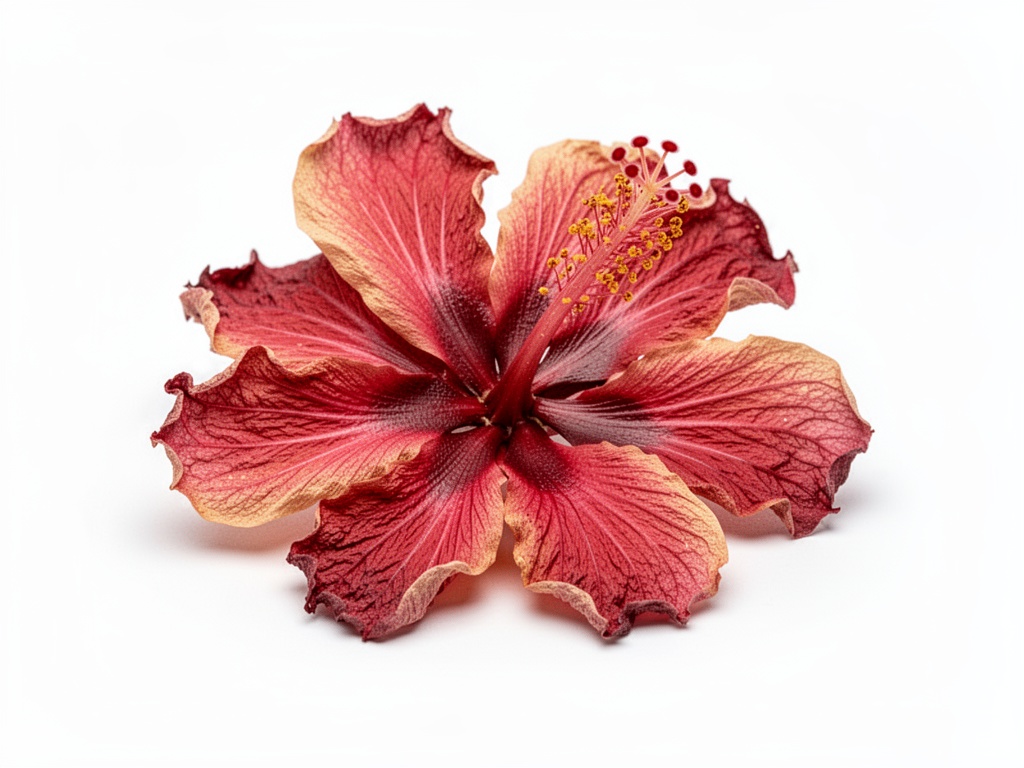 fleur d'hibiscus séchée