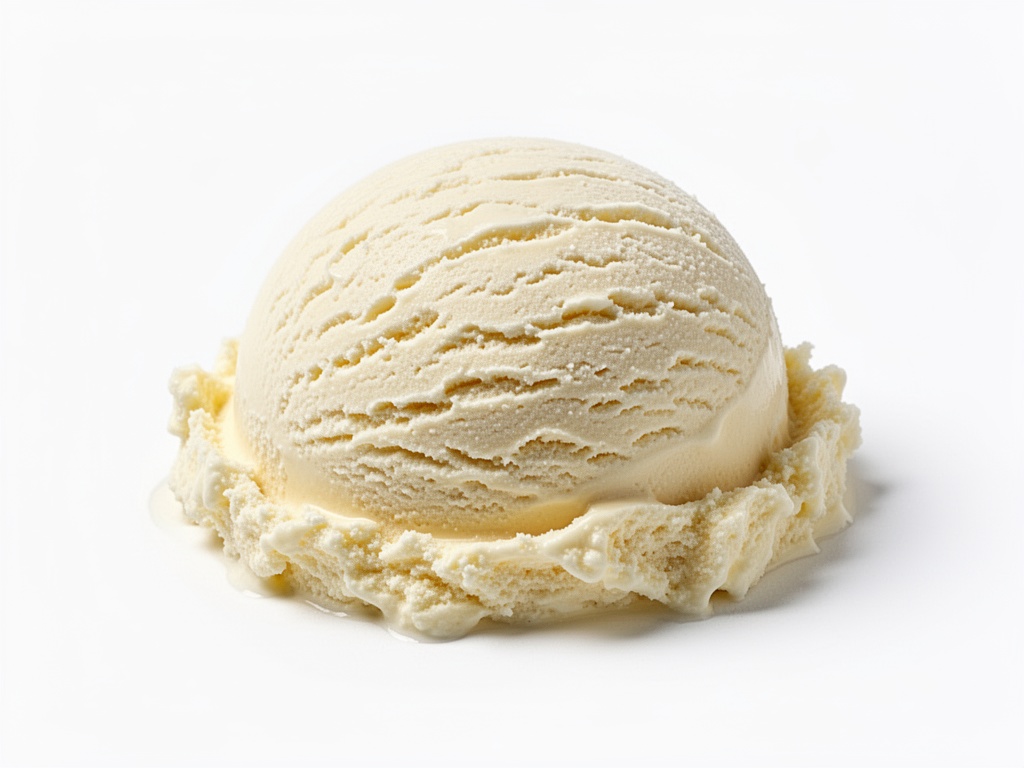 glace à la vanille