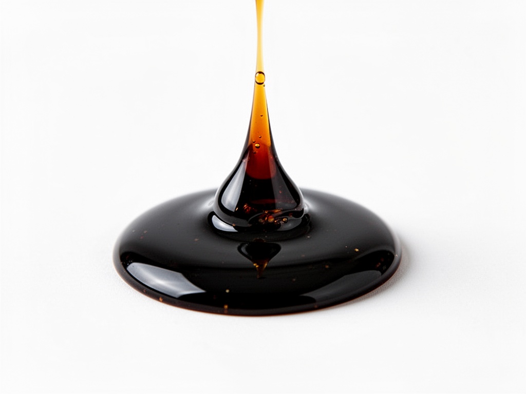 goutte de sauce soja sucrée