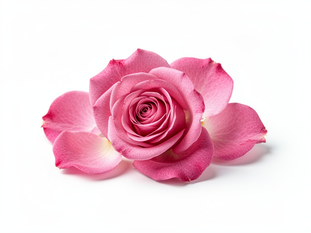 pétale de rose non traitée