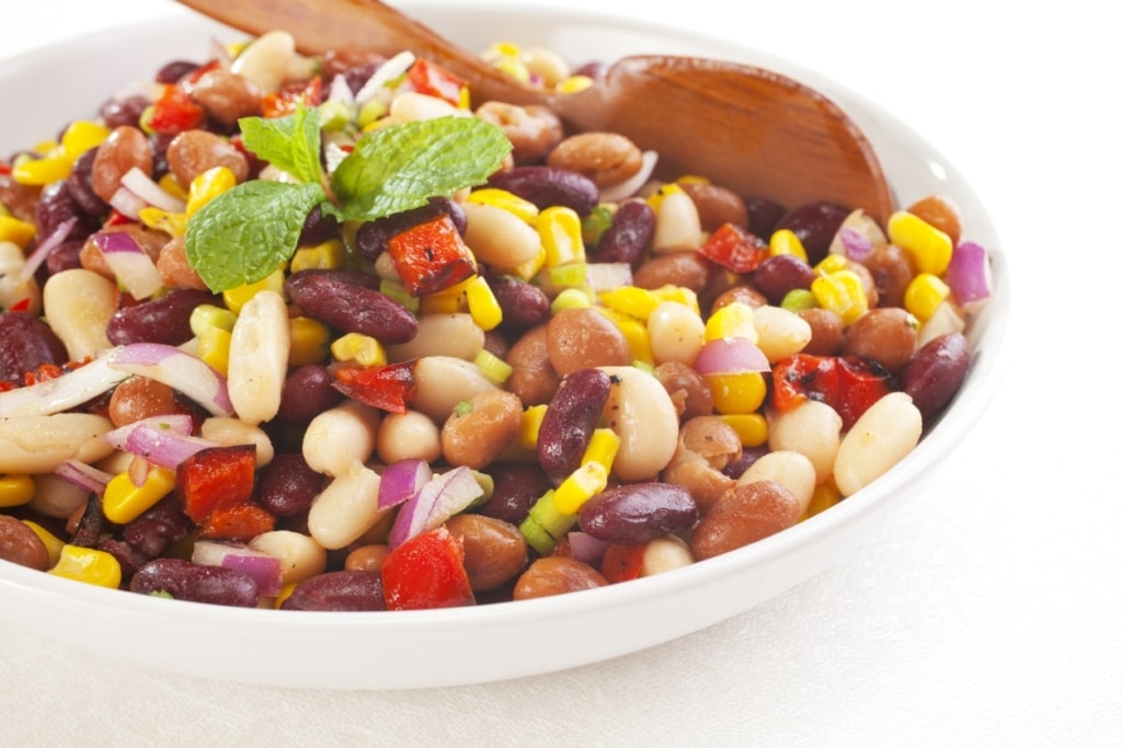 Salade d'été aux haricots